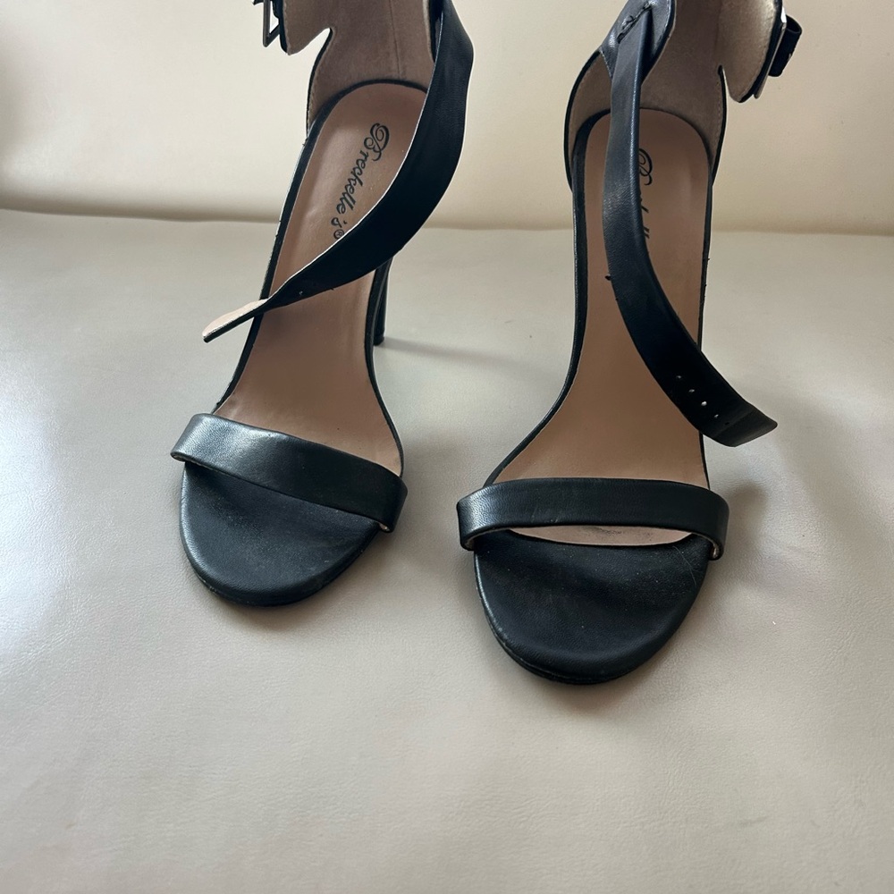 Black Strappy Heels